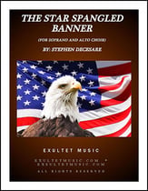 The Star Spangled Banner (for 2-part Women's Choir) SA choral sheet music cover